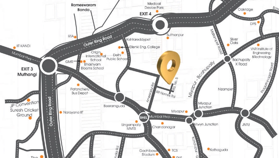 Location of Hari The Urbanite Homes - Image 382733