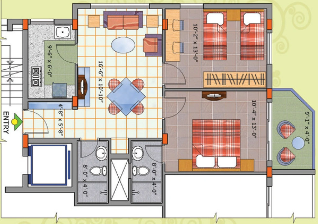 2 BHK Flat in Mandakini Garden in Patia, Bhubaneswar - Image 909476