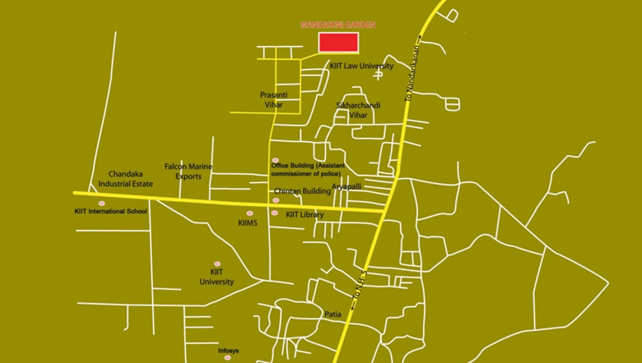 Location of Mandakini Garden - Image 383257
