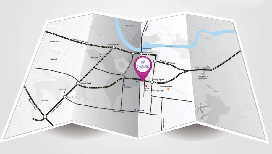 Location of Blue Sapphire Business Park - Image 383166