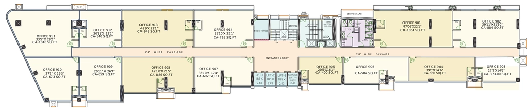 Floor Plan of Raviraj West Avenue in Aundh, Pune - Image 383083