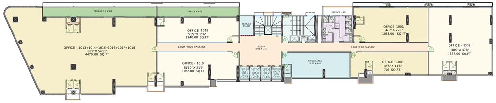 Floor Plan of Raviraj West Avenue in Aundh, Pune - Image 383081