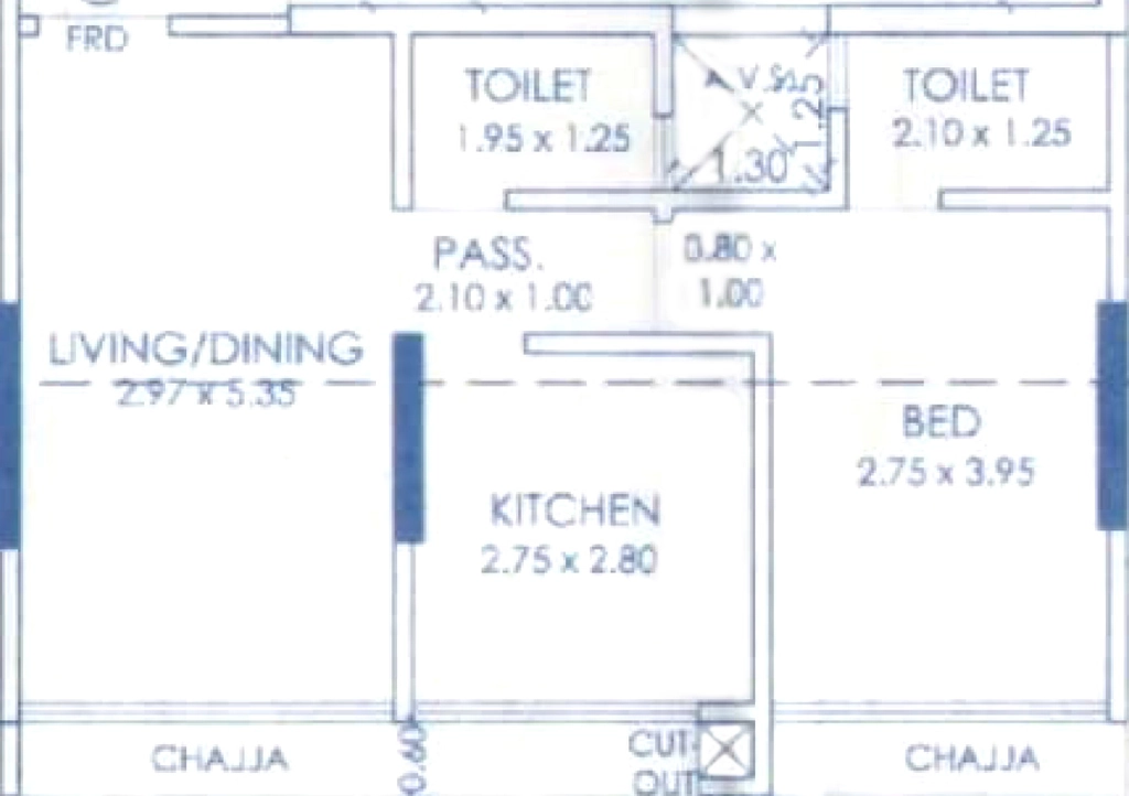 2 BHK Flat in Romell Espalier in Vile Parle East, Mumbai - Image 909369