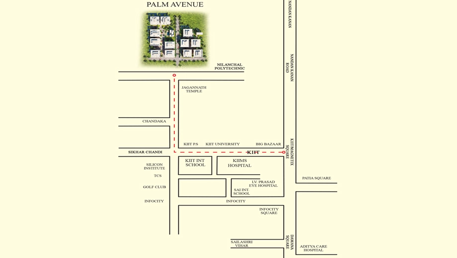 Location of Versatile Palm Avenue - Image 383285