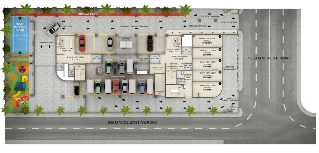 Master Plan of Commercial Tigon Earth in Chembur West, Mumbai - Image 383780