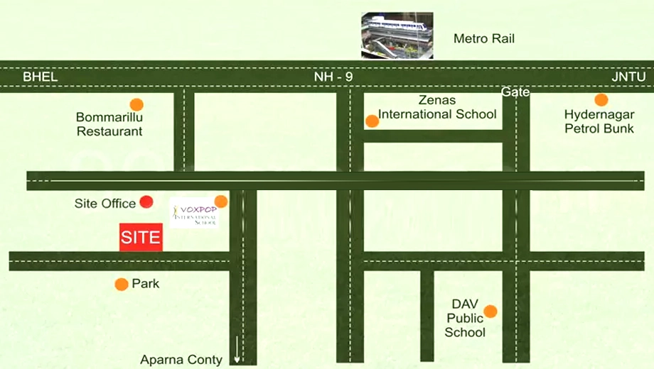 Location of Janani Kalpataruvu in Miyapur, Hyderabad - Image 382860