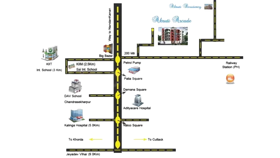 Location of Aakar Akruti Arcade - Image 383289