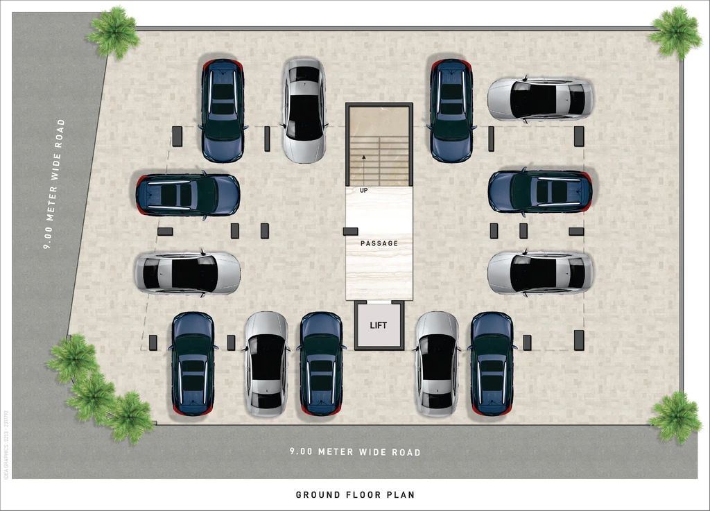 Master Plan of Shubh Villa Apartment in Hirawadi, Nashik - Image 383535