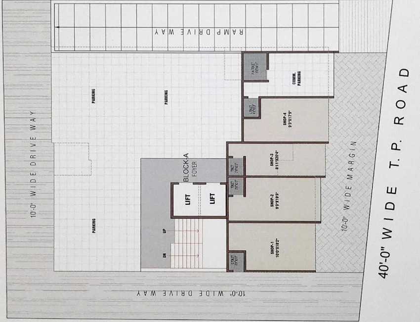 Master Plan of Commercial Shreehari Parisar in Chandlodiya, Ahmedabad - Image 382896