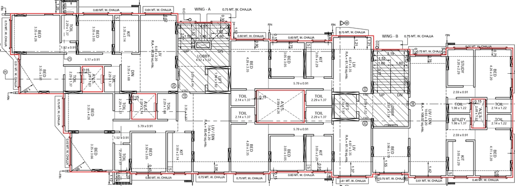 Floor Plan of Regent Deepa CHSL in Vile Parle East, Mumbai - Image 398840
