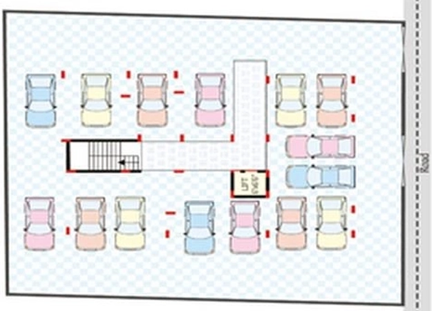 Master Plan of Kalyans Aishwaria Residency in LB Nagar, Hyderabad - Image 383089