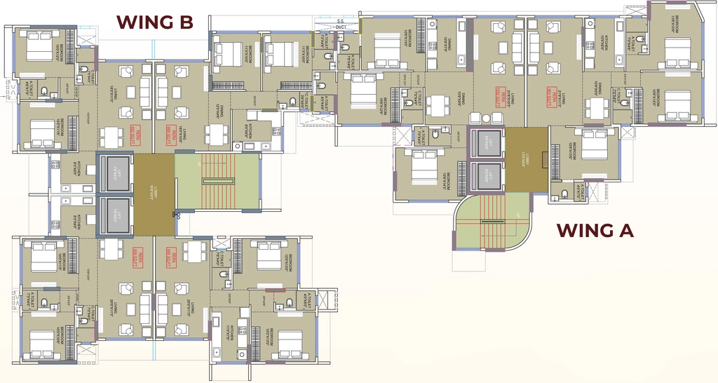 Floor Plan of Konark Ganesh Chhaya in Vile Parle East, Mumbai - Image 384131
