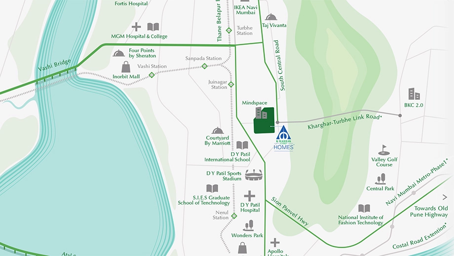 Location of K T3 Raheja Jade City - Image 383682