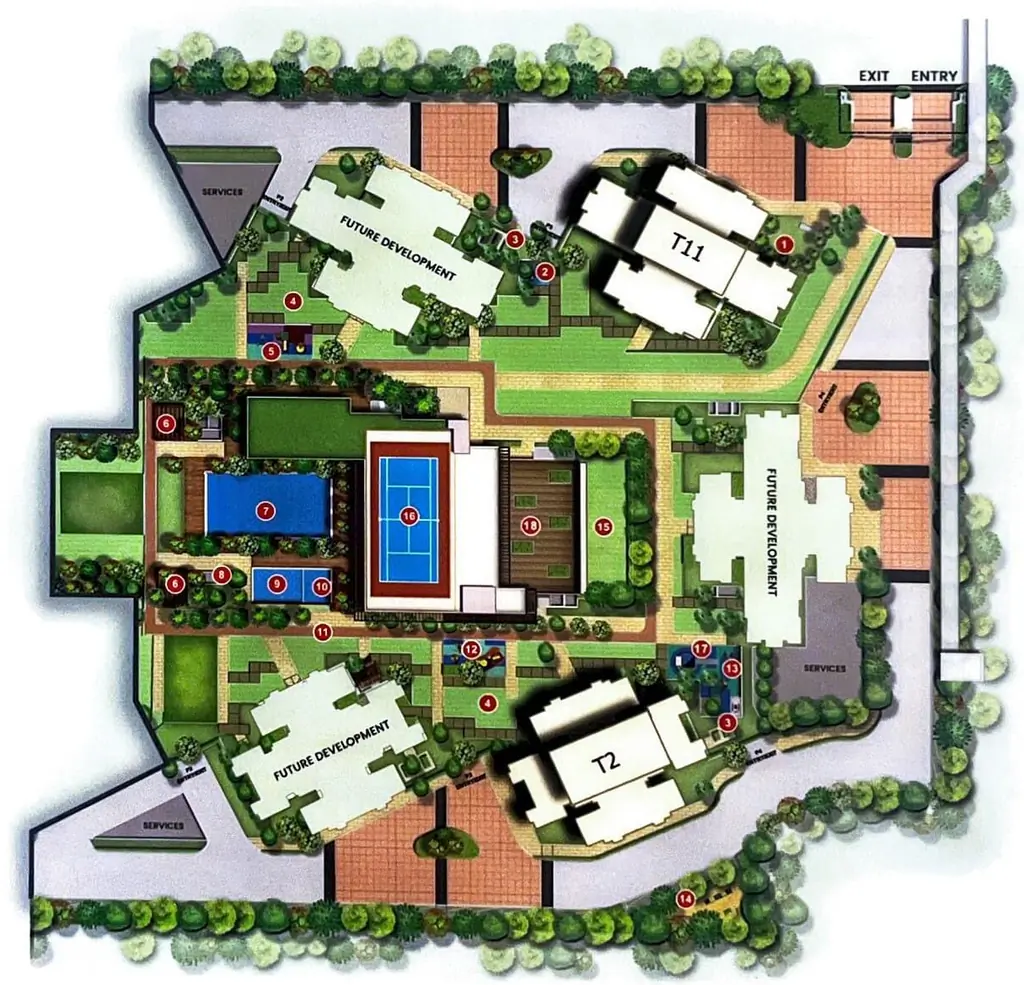 Master Plan of K T3 Raheja Jade City in Juinagar, Navi Mumbai - Image 383684