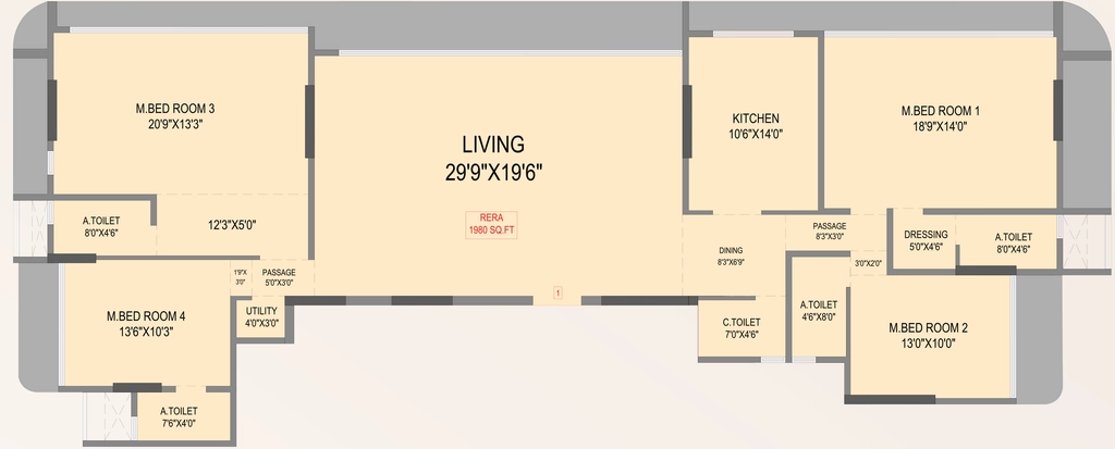 4 BHK Flat in Maniar Asian Nirmal in Vile Parle East, Mumbai - Image 909925