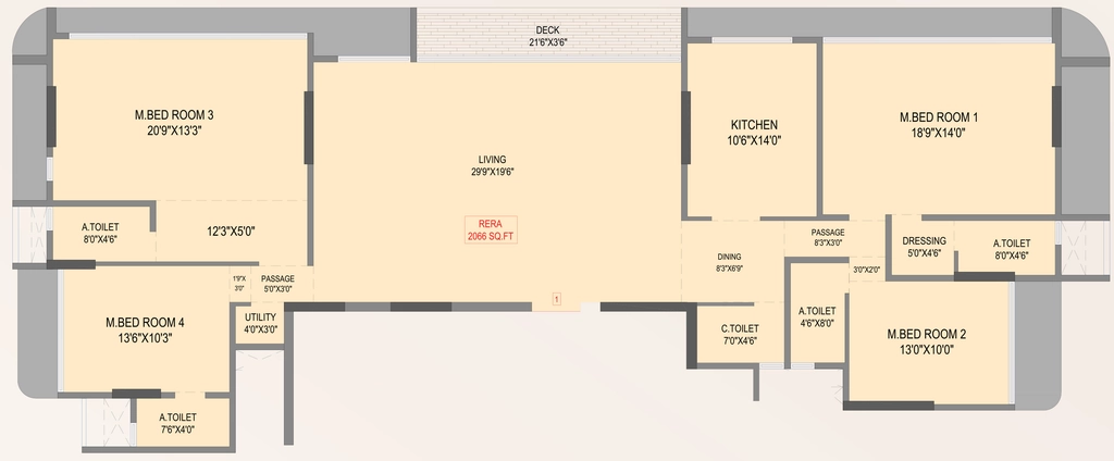 4 BHK Flat in Maniar Asian Nirmal in Vile Parle East, Mumbai - Image 909926