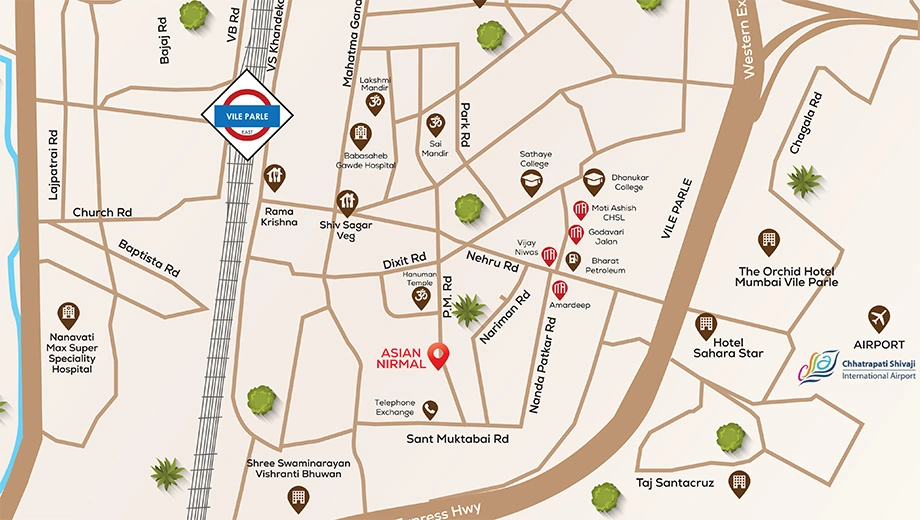 Location of Maniar Asian Nirmal - Image 384163