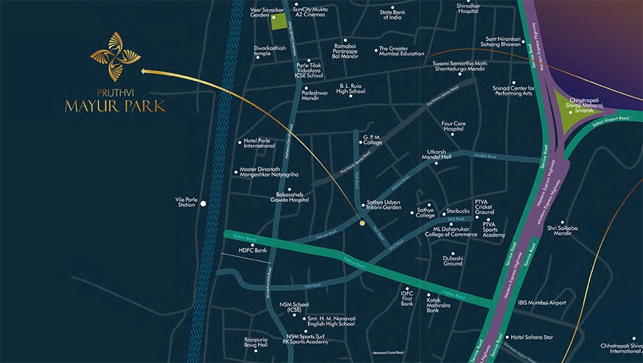 Location of Pruthvi Mayur Park - Image 384241