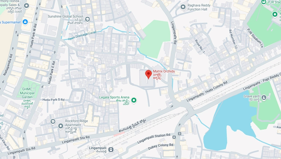 Location of Matrix Orchids in Serilingampally, Hyderabad - Image 383148