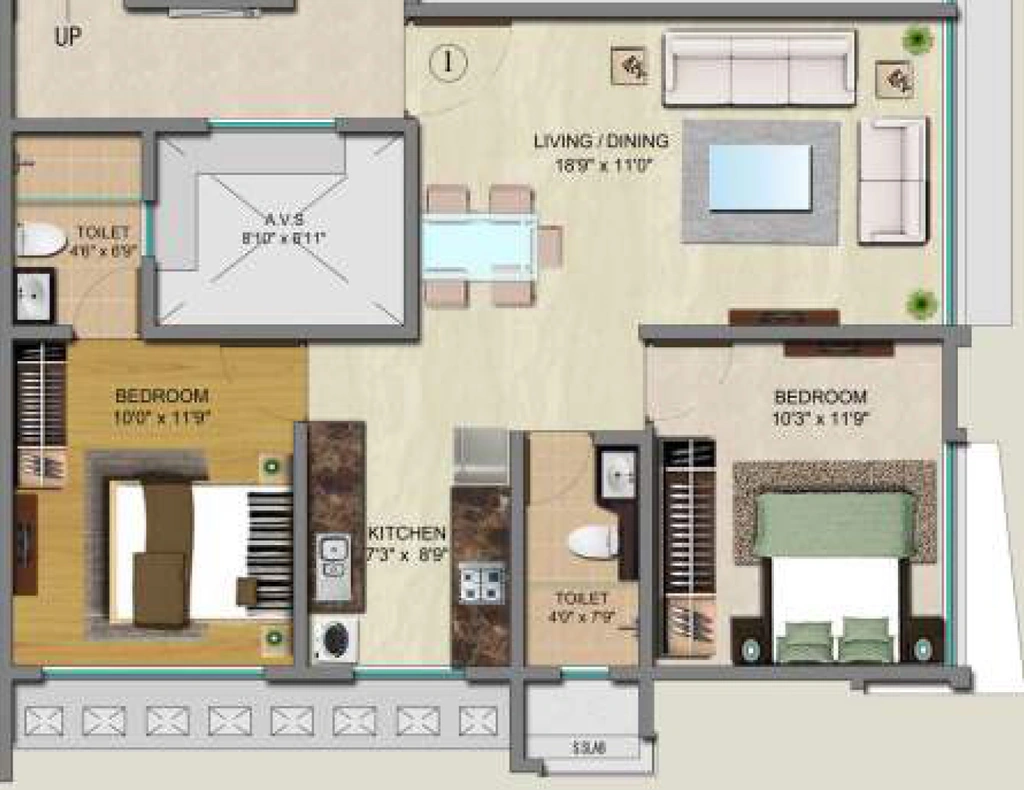 2 BHK Flat in Black Gold Sheela Smruti in Vile Parle East, Mumbai - Image 909869