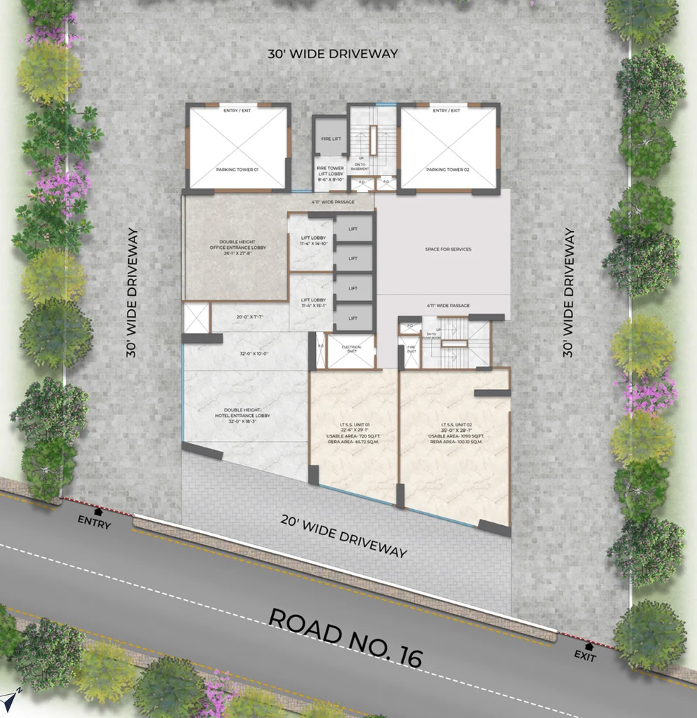 Master Plan of Rio S Cube in Wagle Estate, Thane - Image 383581