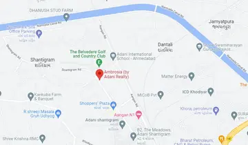 Location of Adani Shantigram - Ambrosia - Image 22357