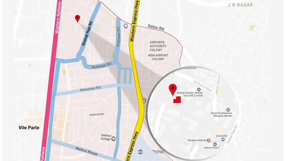 Location of Moss Om Gurukrupa SRA CHS in Vile Parle East, Mumbai - Image 384194