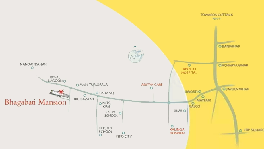 Location of Ums Bhagabati Mansion - Image 383769