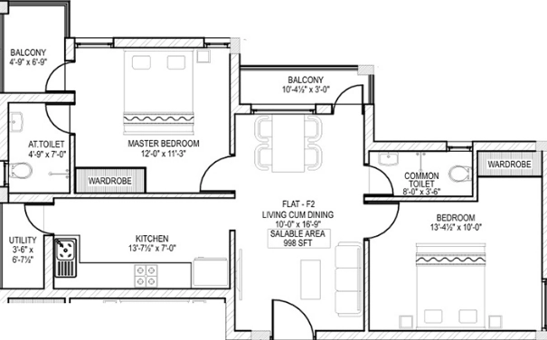 2 BHK Flat in Venus Akshara in Kundrathur, Chennai - Image 909519