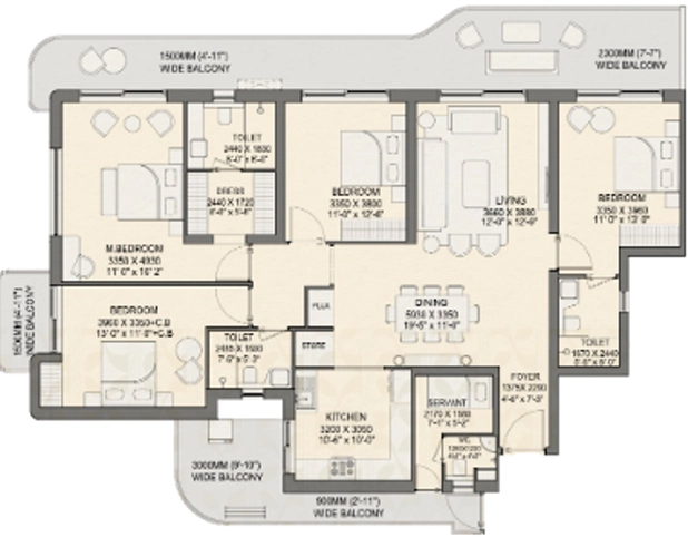 4 BHK Flat in Eldeco 7 Peaks Residences in Omicron 1, Greater Noida - Image 918721