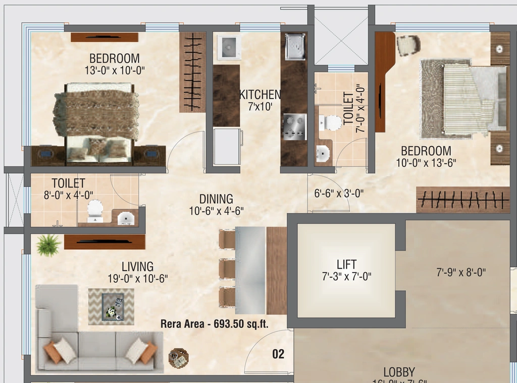 2 BHK Flat in Milan Chhaya CHSL in Jogeshwari East, Mumbai - Image 909932