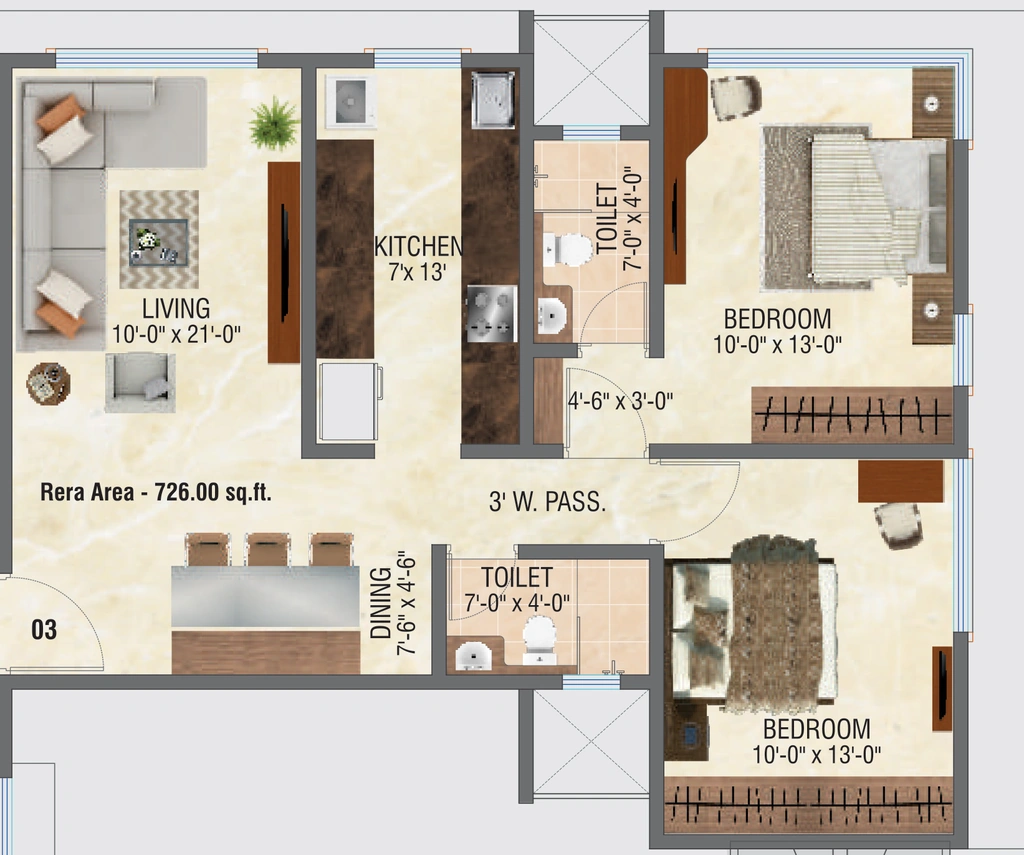 2 BHK Flat in Milan Chhaya CHSL in Jogeshwari East, Mumbai - Image 909934