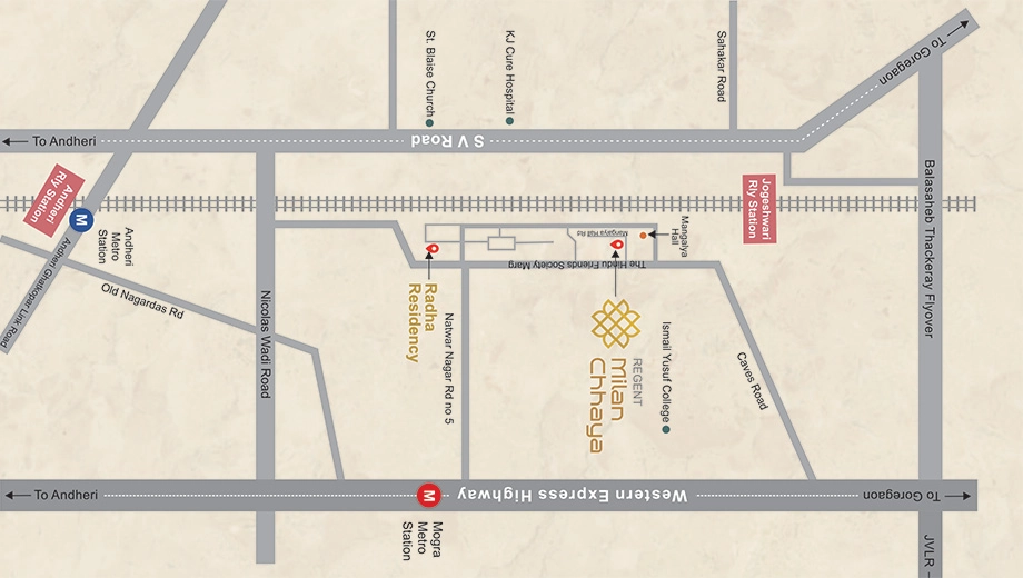 Location of Milan Chhaya CHSL - Image 384185