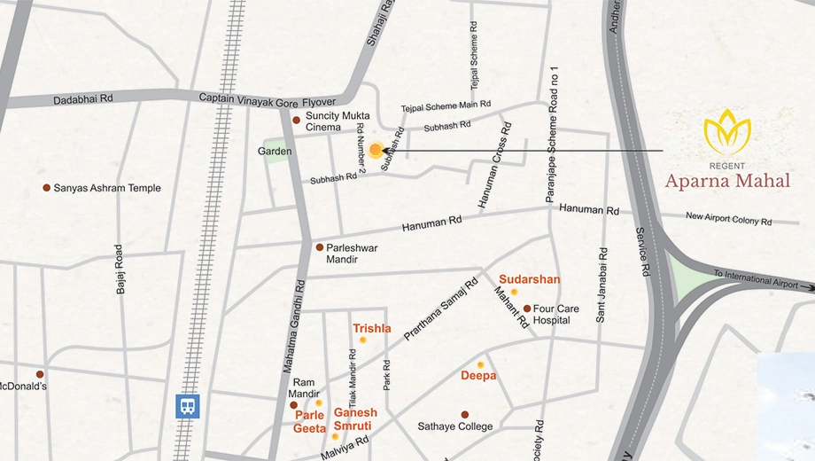 Location of Aparna Mahal CHSL - Image 383881