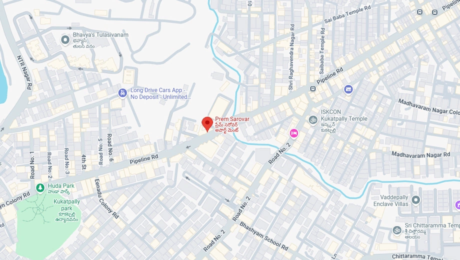 Location of Prems Sarovar in Kukatpally, Hyderabad - Image 383352