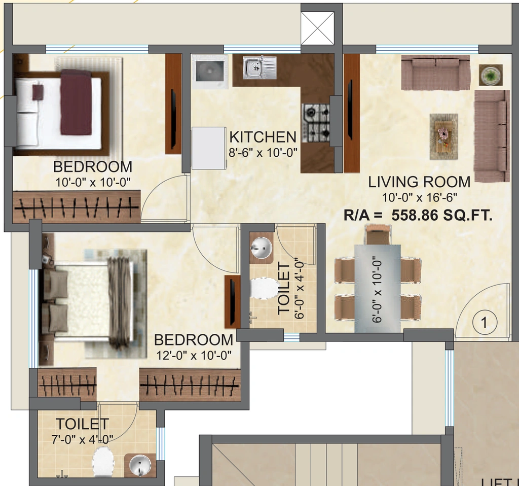 2 BHK Flat in Regent Kashi Kunj CHSL in Vile Parle East, Mumbai - Image 909900
