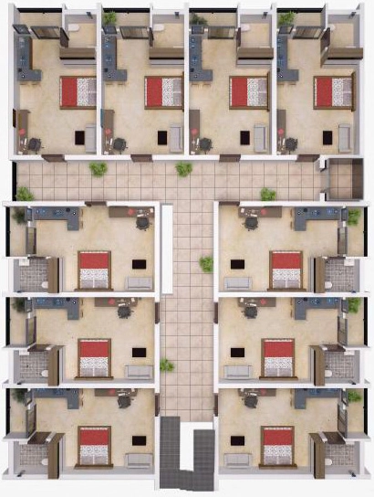 Floor Plan of Supra Solar Studios in Kukatpally, Hyderabad - Image 383476