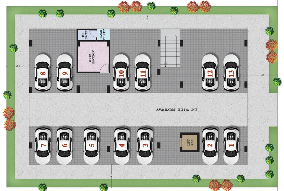 Master Plan of SVLN Siva Sai Sadan in Kukatpally, Hyderabad - Image 383466