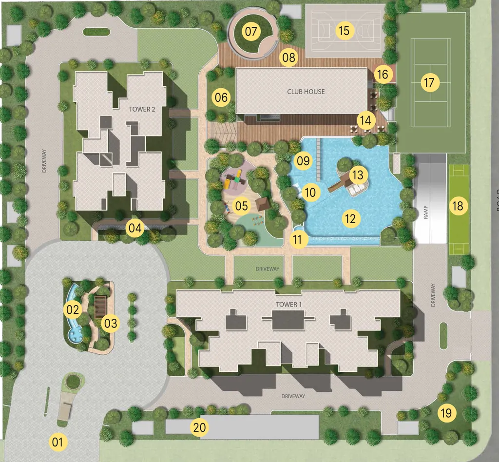 Master Plan of Sobha Aurum in Sector 36, Greater Noida - Image 383898