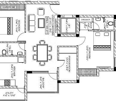 3 BHK Flat in Venus Ananya in Kundrathur, Chennai - Image 909535