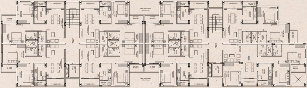 Floor Plan of Amrita Sra Anandam in Khurda, Bhubaneswar - Image 384254