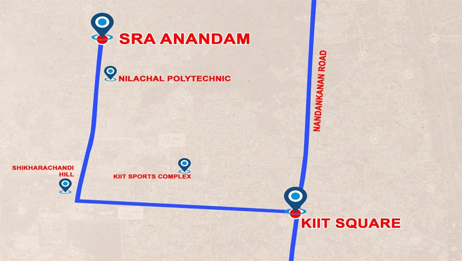Location of Amrita Sra Anandam - Image 384253