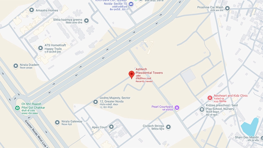 Location of Ashtech Presidential Towers - Image 394372