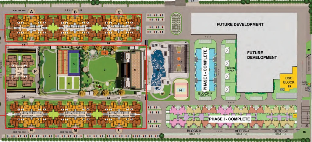 Master Plan of Stellar One Phase 3 in Sector 1, Greater Noida - Image 383906