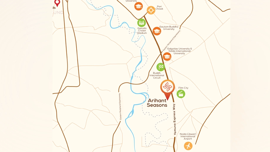 Location of Arihant Seasons - Image 383813