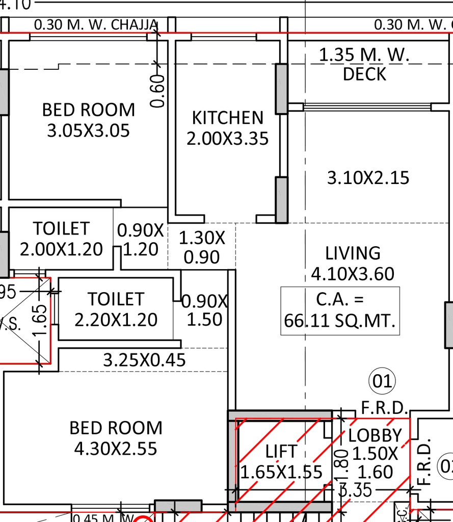2 BHK Flat in Conarch Nutan Nishigandha CHS Ltd in Vile Parle East, Mumbai - Image 916186