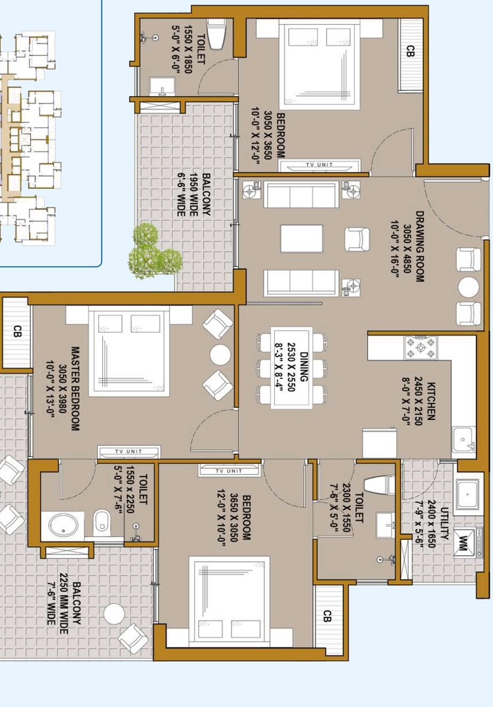 3 BHK Flat in SKA Estate in Eta II, Greater Noida - Image 909853