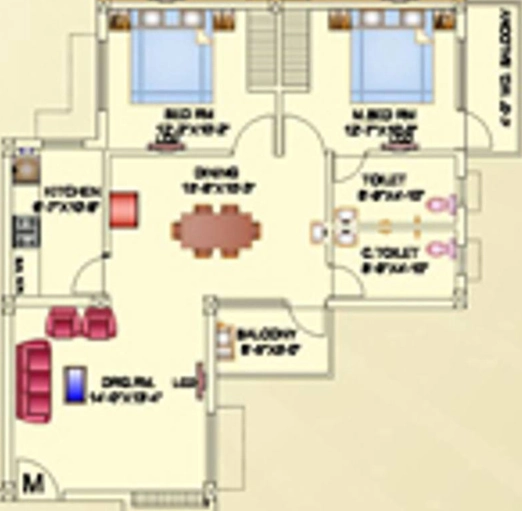 2 BHK Flat in Neelanchal Mahalaxmi Niwas in Ganga Nagar, Bhubaneswar - Image 910002