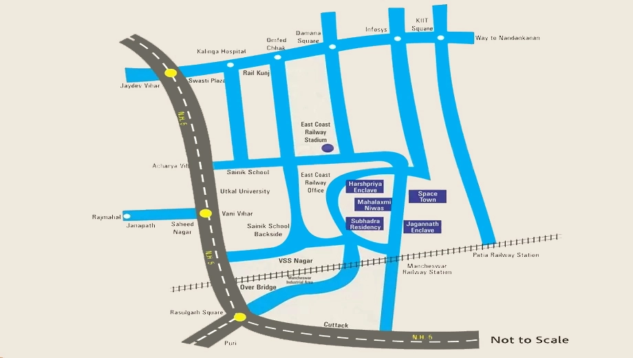 Location of Neelanchal Mahalaxmi Niwas - Image 384321
