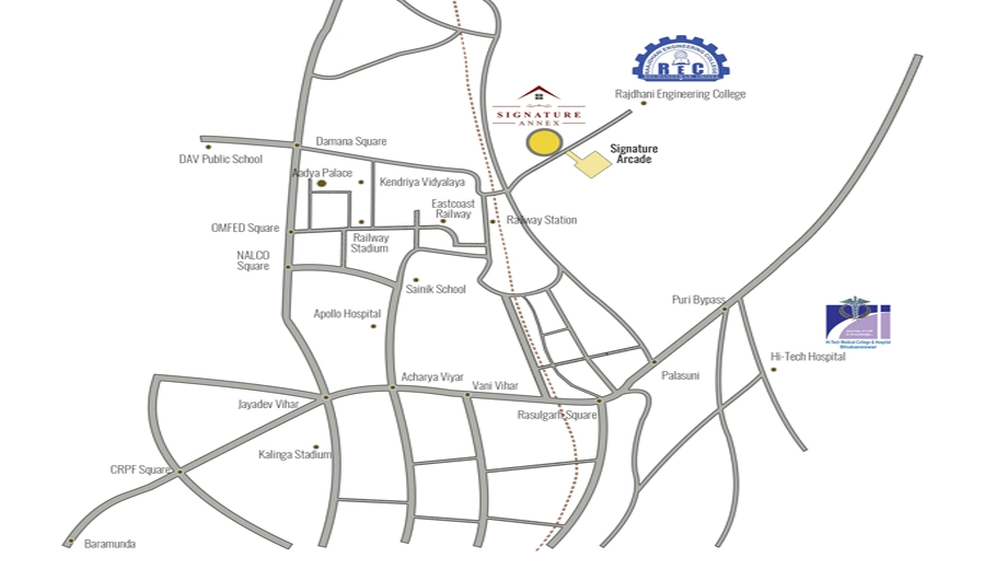 Location of Mega Signature Annex - Image 384325